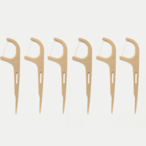 Biodegradable Tea Fiber Dental Floss Picks